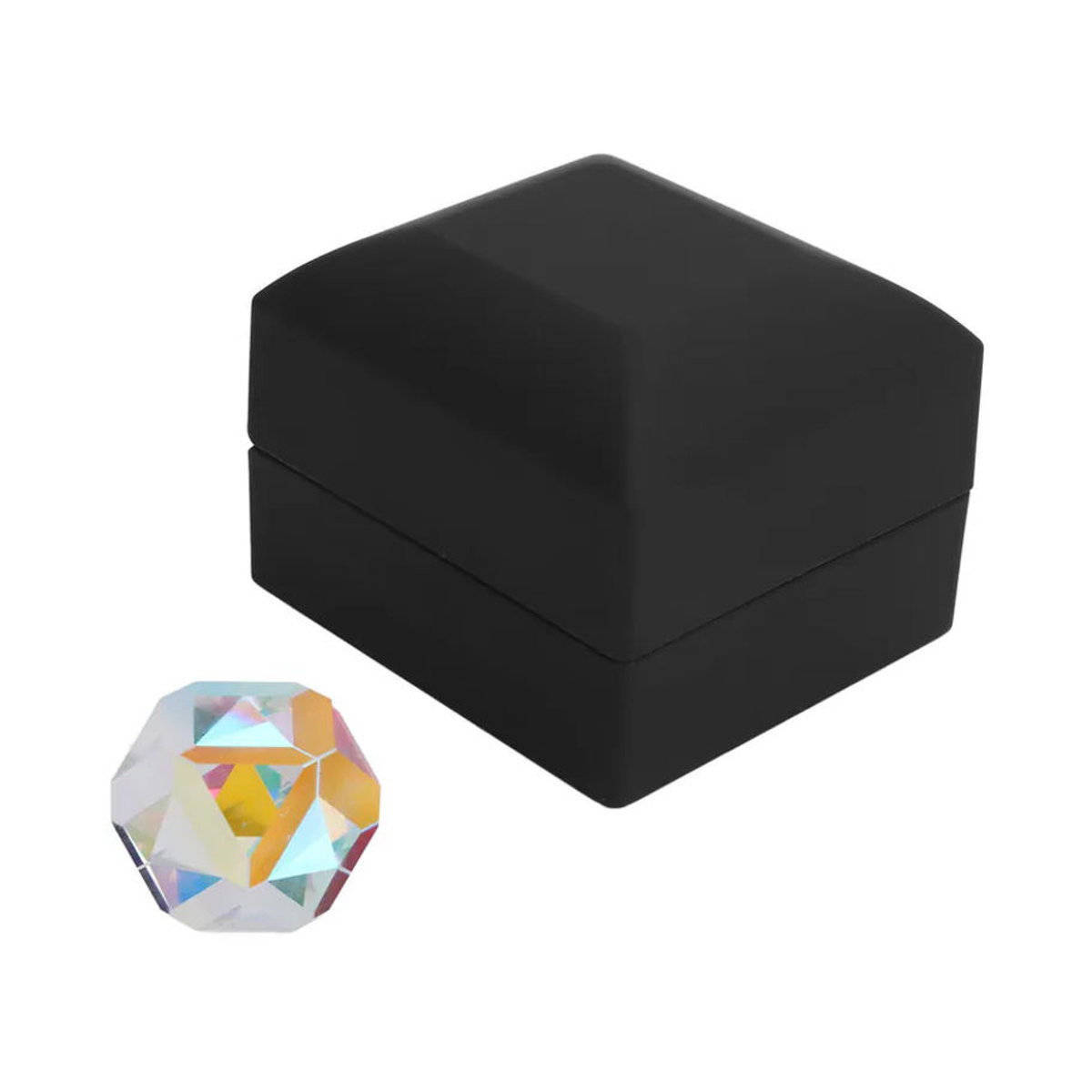 Koogeelife Prisma K9 Kristallglas Polyeder für Physikunterricht, transparent, 20 mm - Bild 3