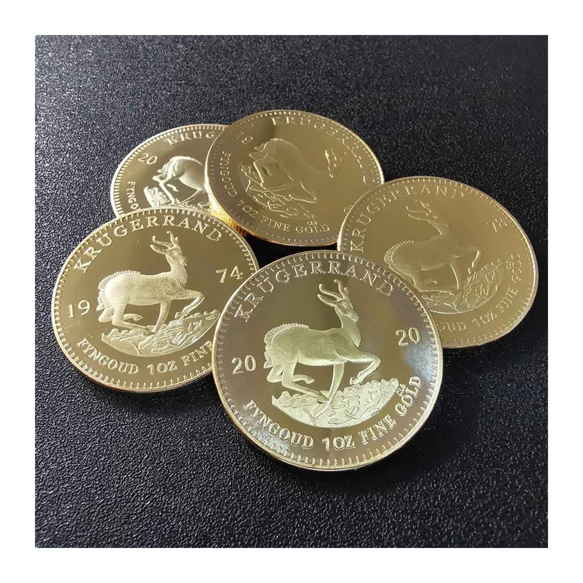 Kopie der südafrikanischen Krügerrand-Münze 2020 aus Gold mit 0,3 g - Bild 2