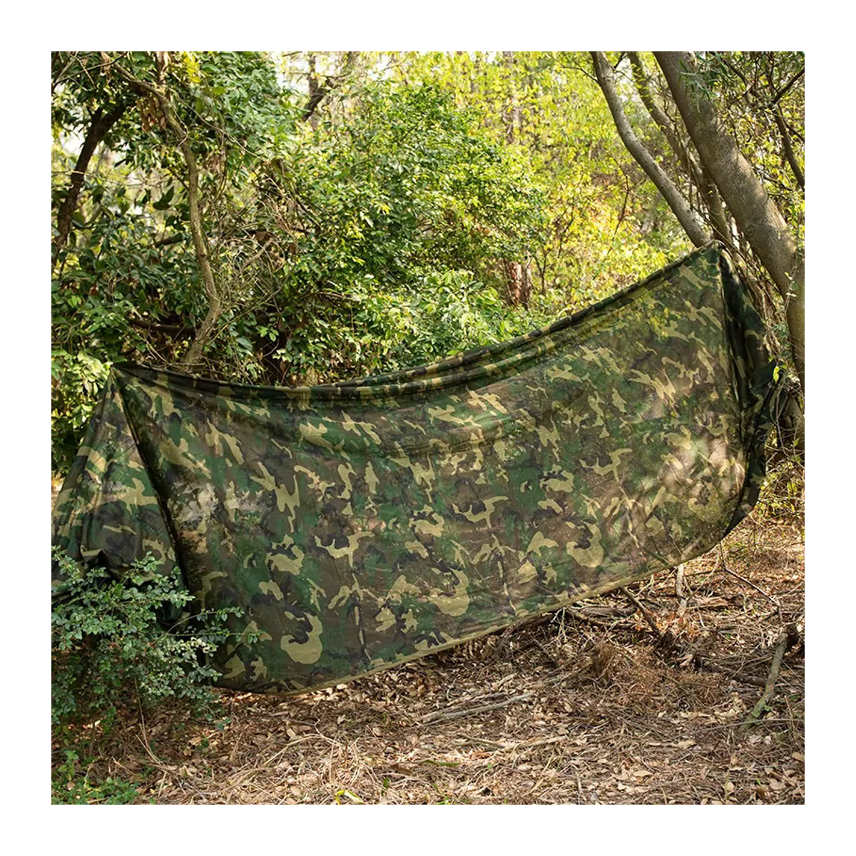 KOTUDENAVY Camouflage Mesh Schattennetz in Grün, 300D Tarnnetz für Garten und Zaun, Breite: 1,5 m - Bild 1