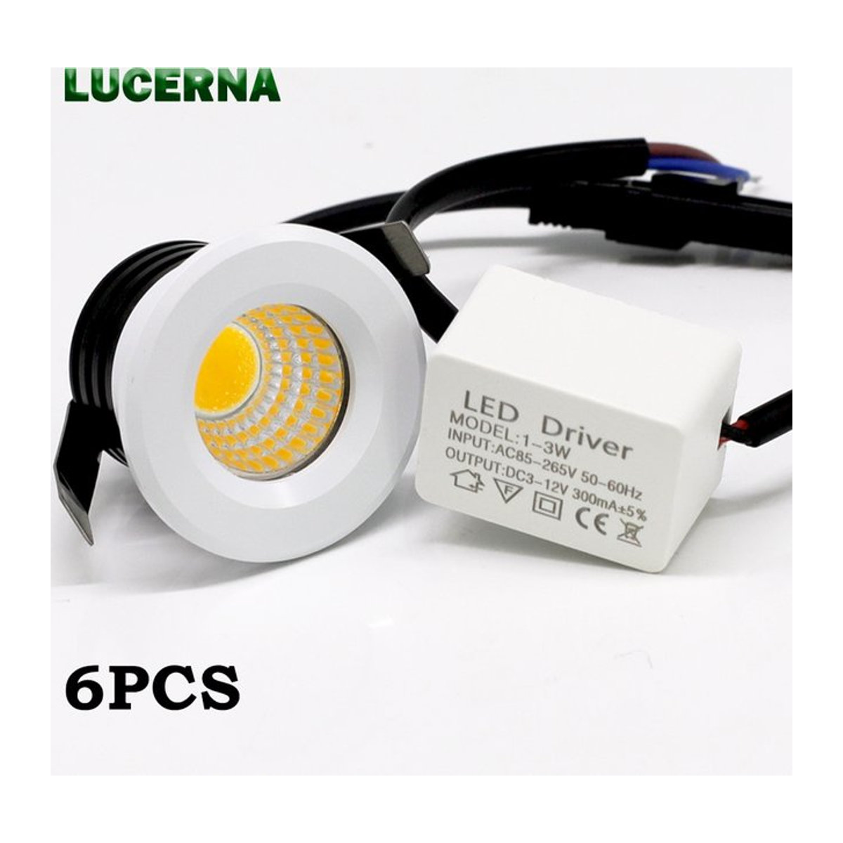Kpslucerna LED Mini Spot Glühbirnen aus Aluminium in minimalistischem Design für die dekorative Deckenbeleuchtung - Bild 1