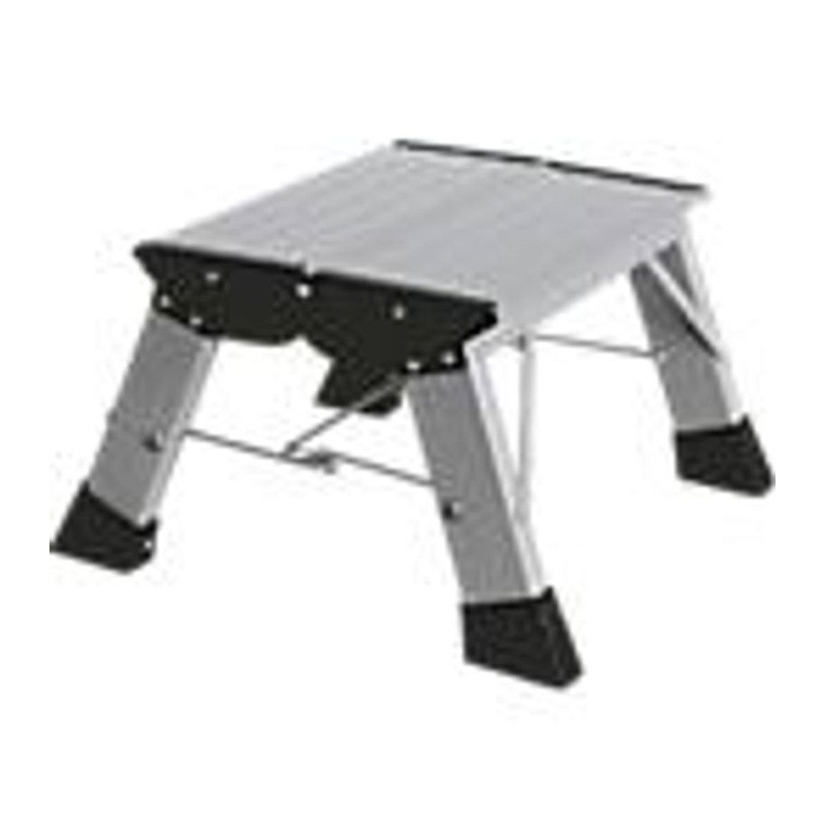 Krause Treppy Plusline Aluminium Doppel-Klapptritt in Silber mit einer maximalen Arbeitshöhe von 2,20 m - Bild 3