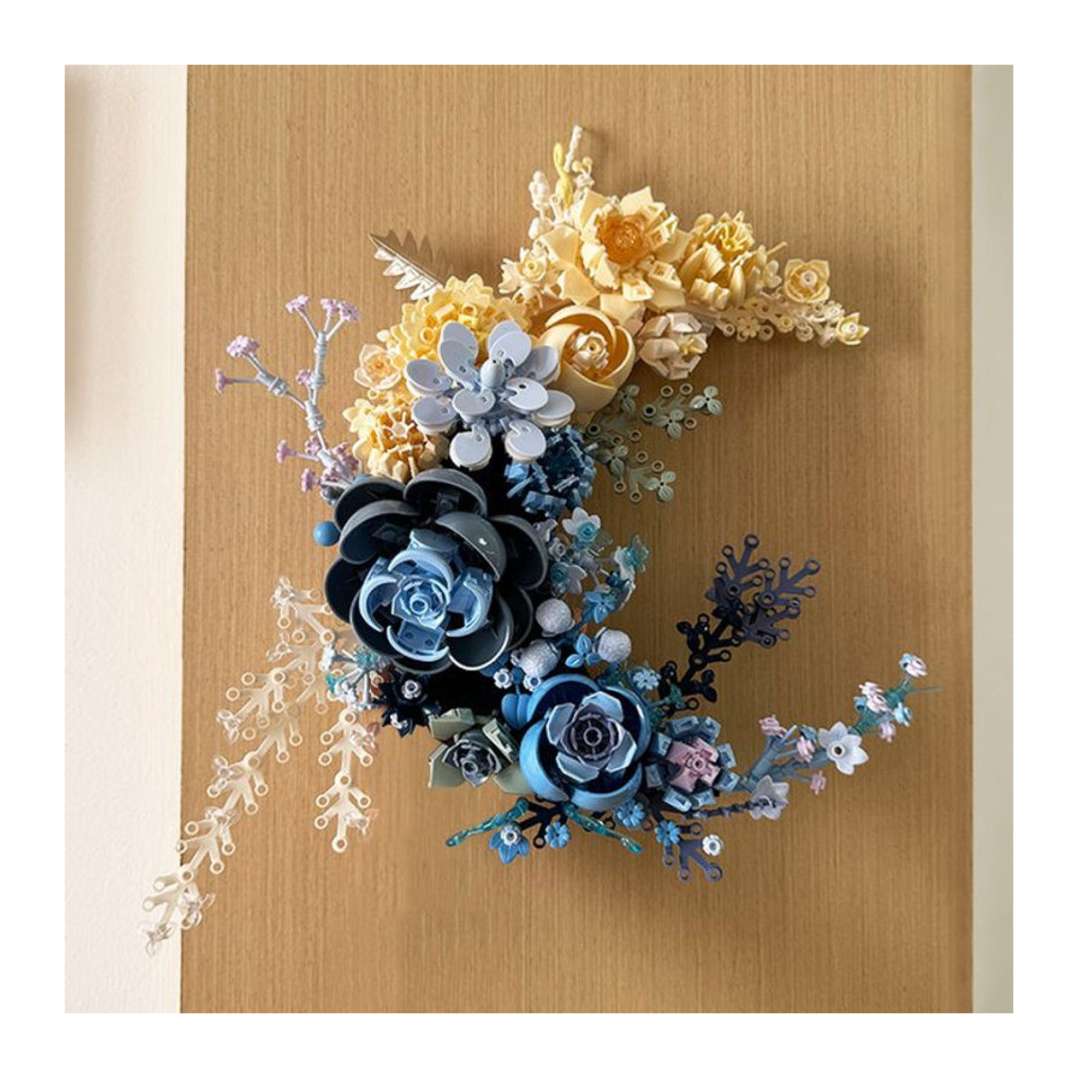 Kreative Experte DIY Mond Blumen Bausteine Wanddekoration Mehrfarbig - Bild 1