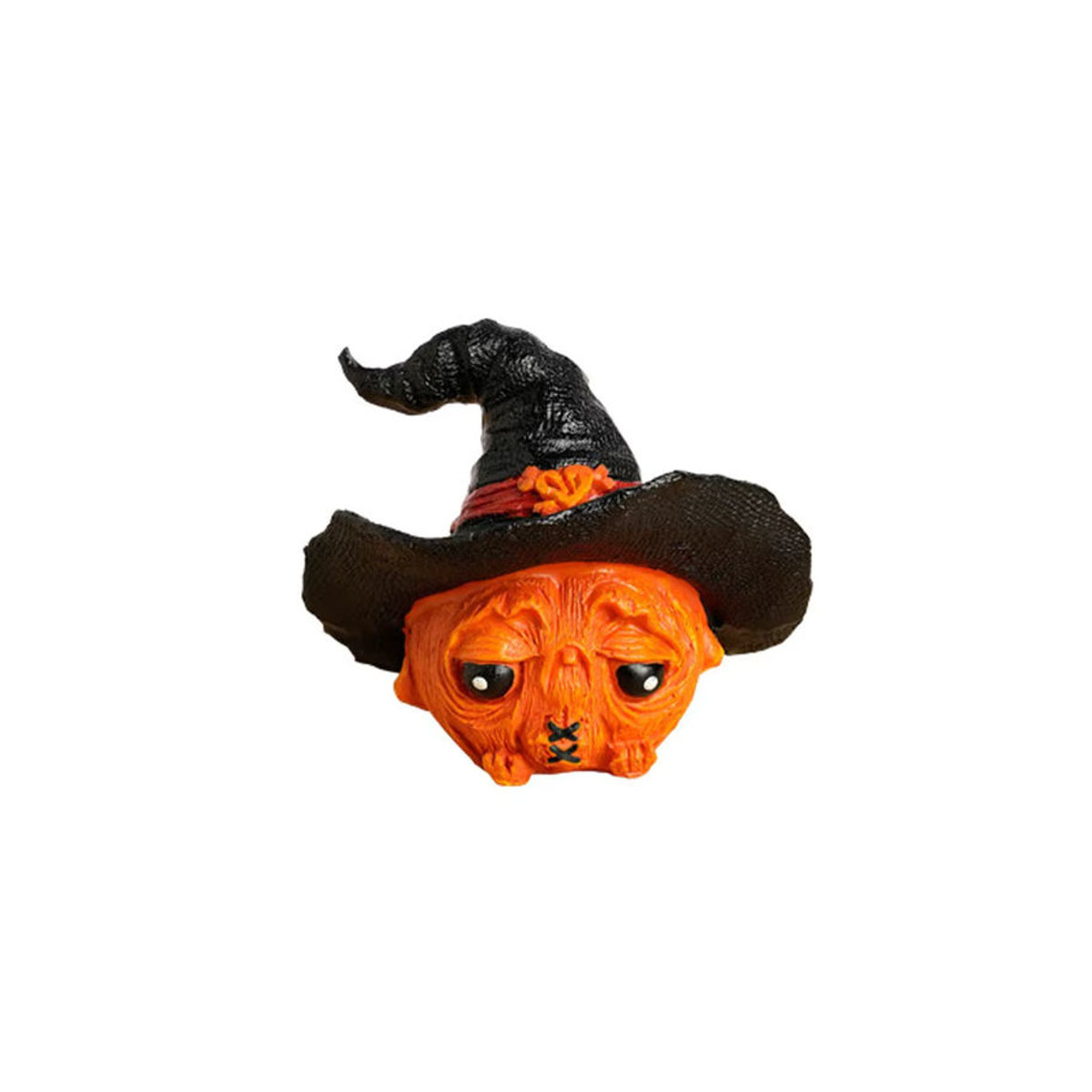 Kreative Halloween Dekoration aus Kunstharz mit Geist, Hexe und Kürbis in Lila und Orange für deine Desktop-Landschaft - Bild 6
