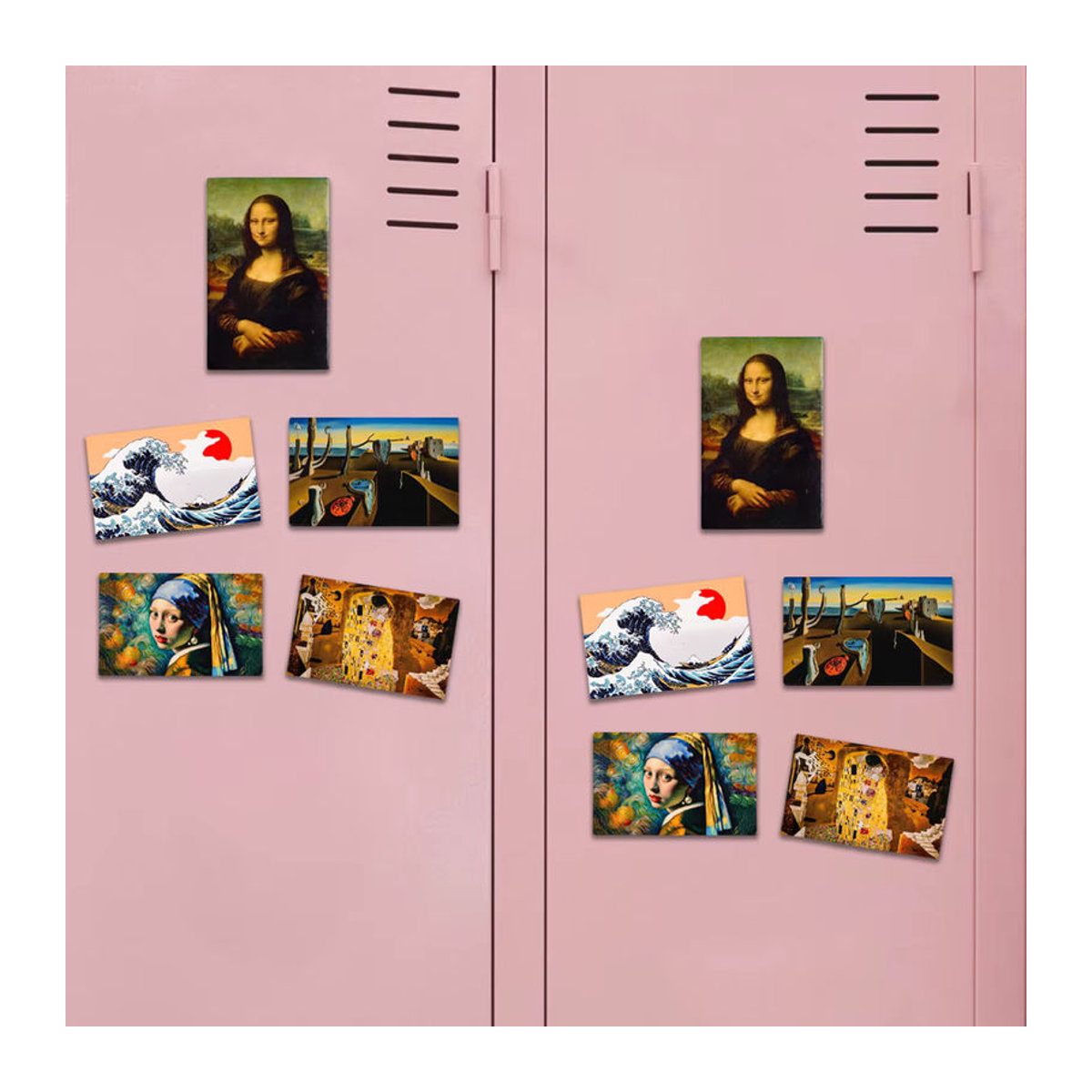 Kreativer Magnetischer Kühlschrank Aufkleber mit Abstraktem Meereswellen Motiv in Mehrfarbig - Bild 3
