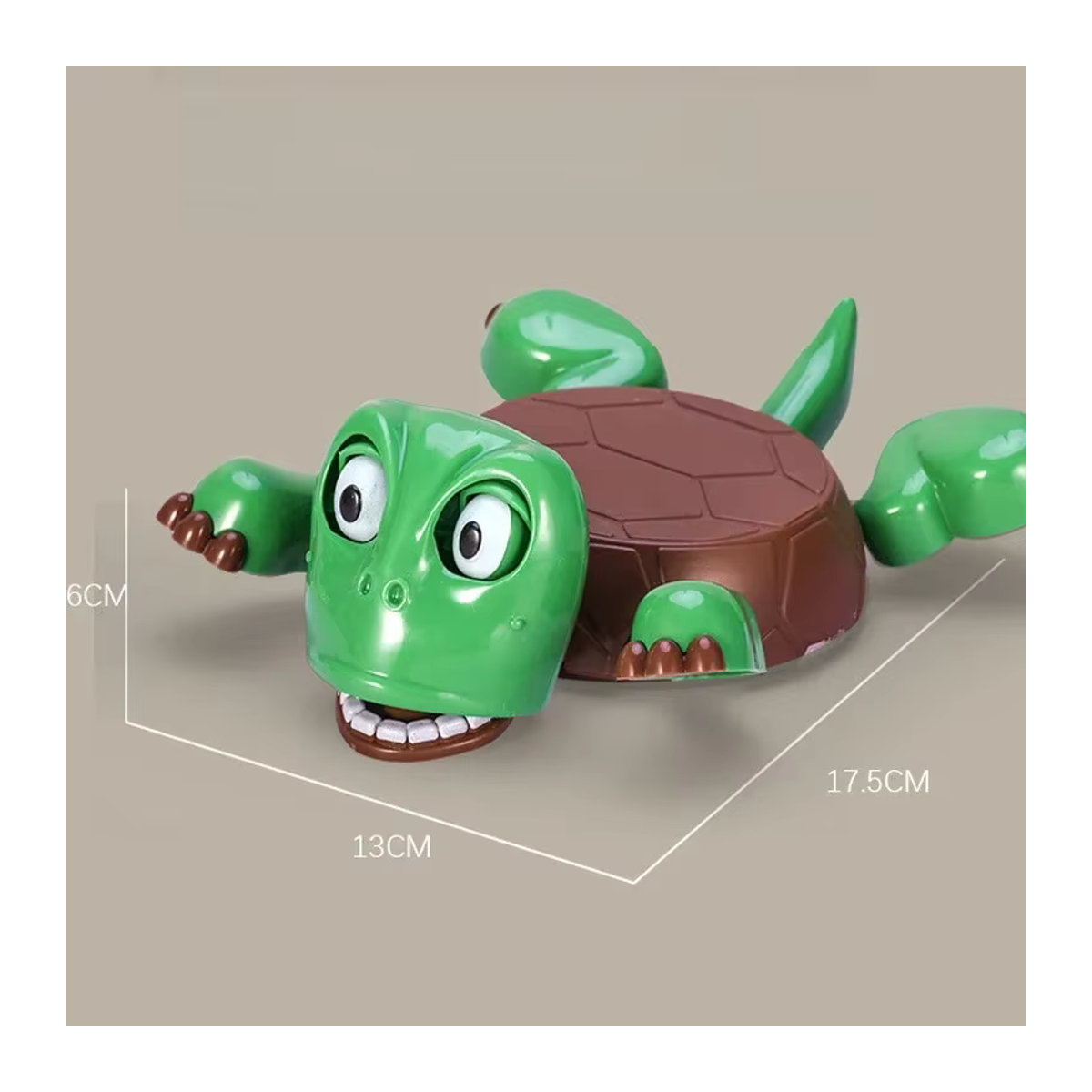 Kreativer Schildkröten Untersetzer aus Kunststoff in Grün für Tassen und Geschirr - Bild 5