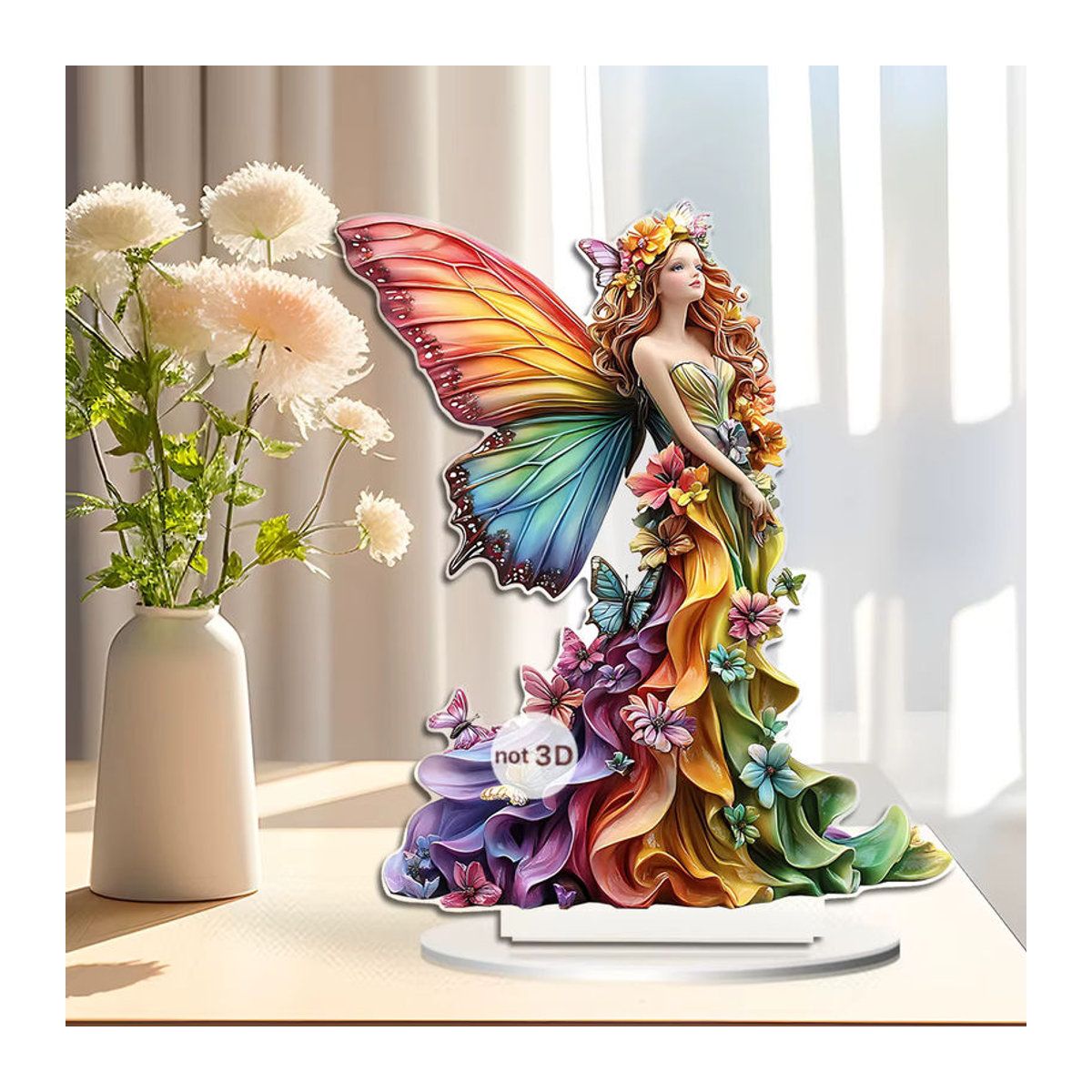 Kreatives Schmetterlingsflügel Ornament für deinen Schreibtisch und deine Inneneinrichtung, mehrfarbig - Bild 3