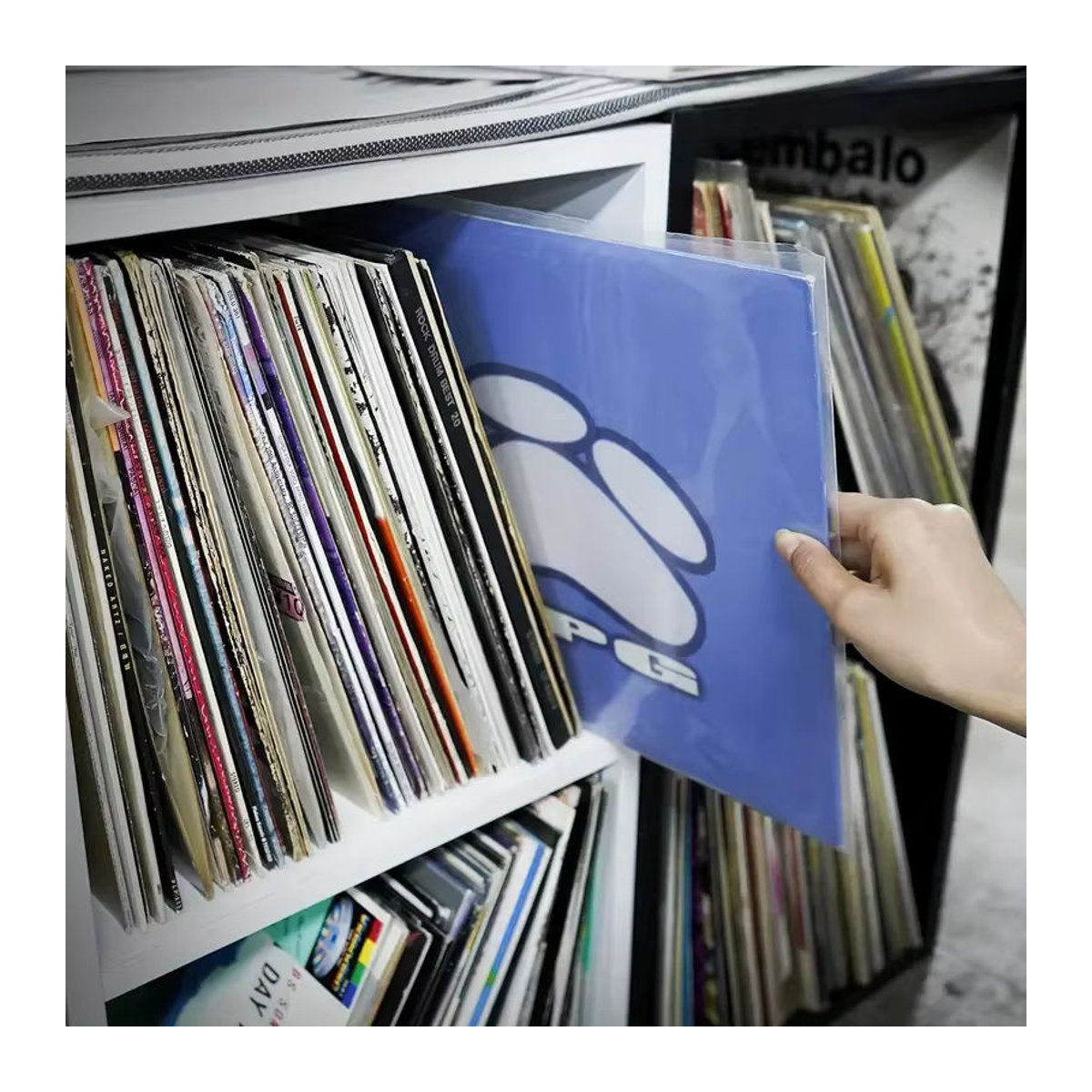 Kristallklare Vinyl-Außenplattenhülle für 12 Zoll LPs in Transparent - Bild 3
