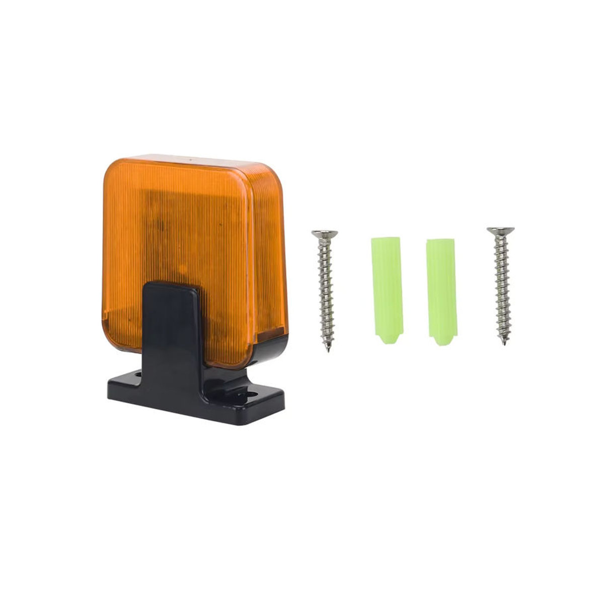 KUANGZIPENG Wandleuchte LED Signal Alarm Licht Orange Universal 12V-256V Outdoor Strobe Blinklicht mit Wandhalterung für Notfall und Warnung - Bild 6