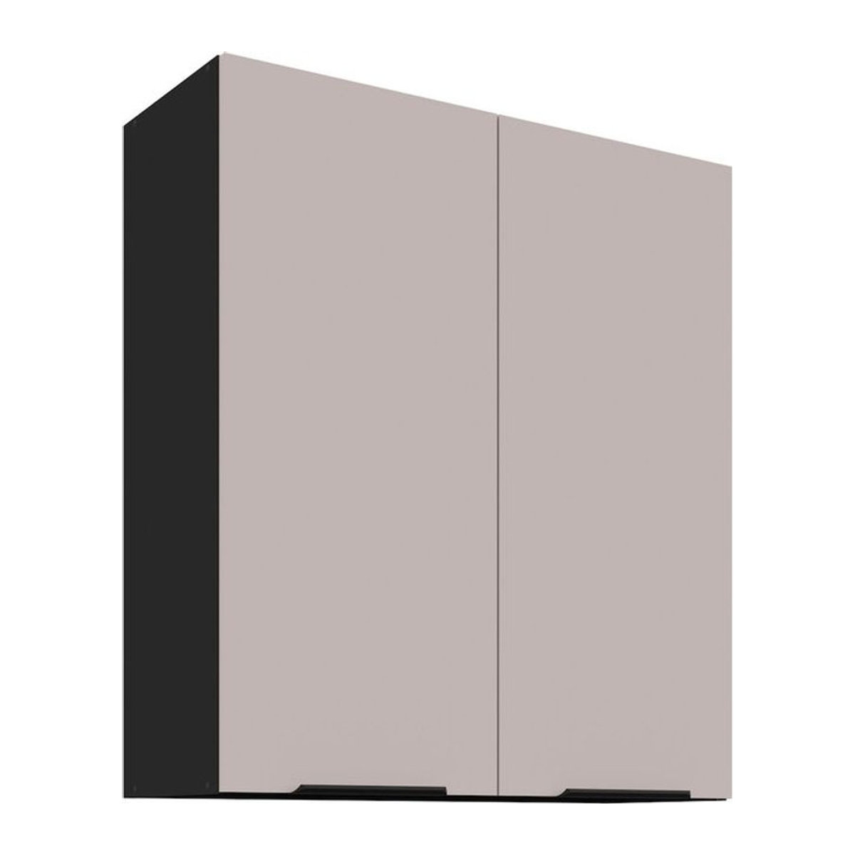 Küchen Hängeschrank ARONA in Kaschmir Beige mit Drehtüren, Breite: 80 cm - Bild 1