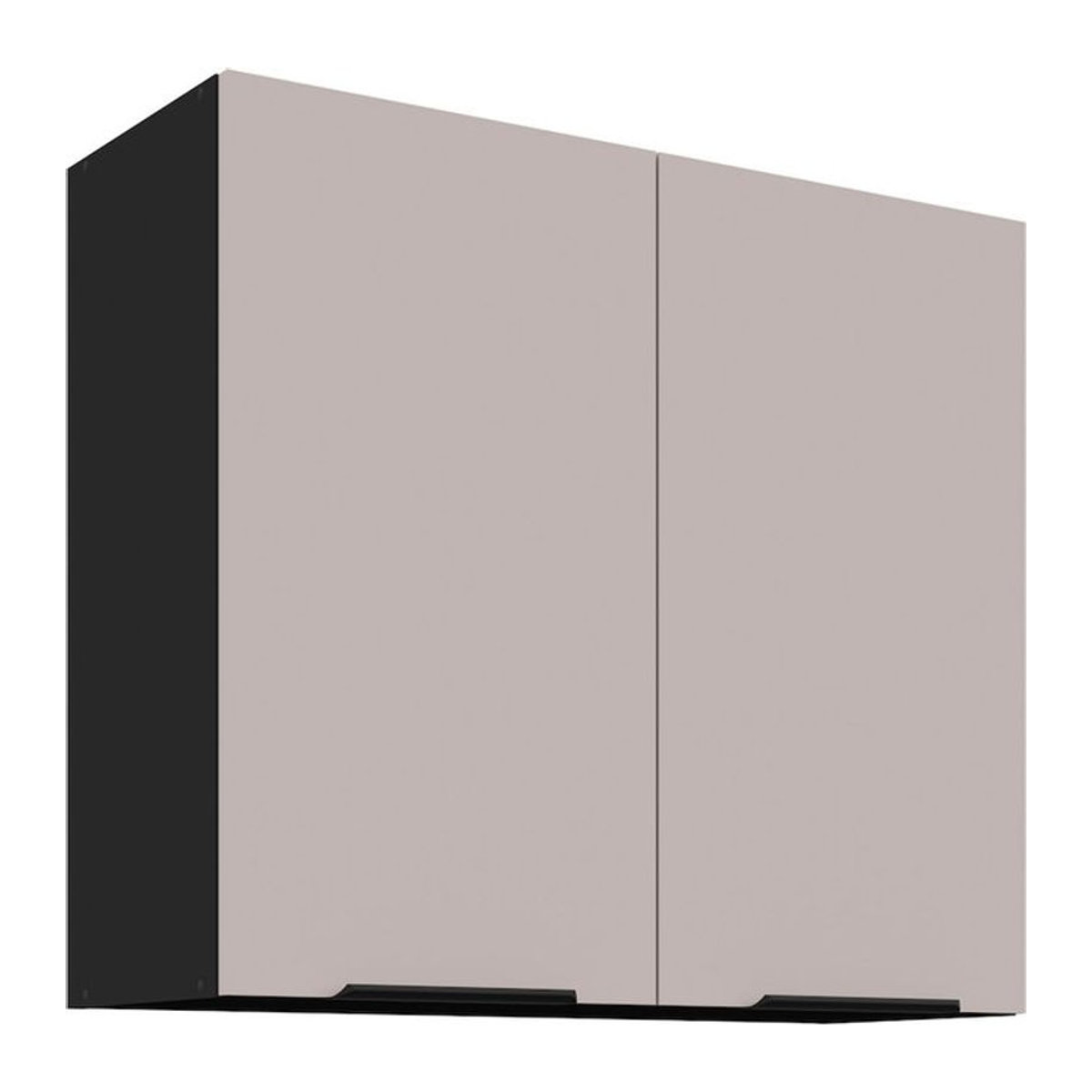 Küchen Hängeschrank ARONA in Kaschmir Beige mit Drehtüren, Breite: 80 cm - Bild 1