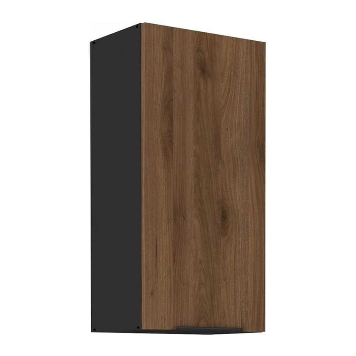 Küchen Hängeschrank MONZA Okapi Nussbaum mit Drehtüren, Breite: 45 cm, Höhe: 90 cm - Bild 1