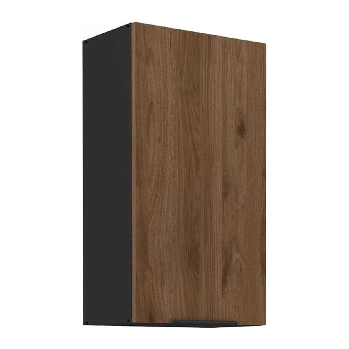 Küchen Hängeschrank MONZA Okapi Nußbaum mit Drehtüren, Breite: 50 cm, Höhe: 90 cm - Bild 1