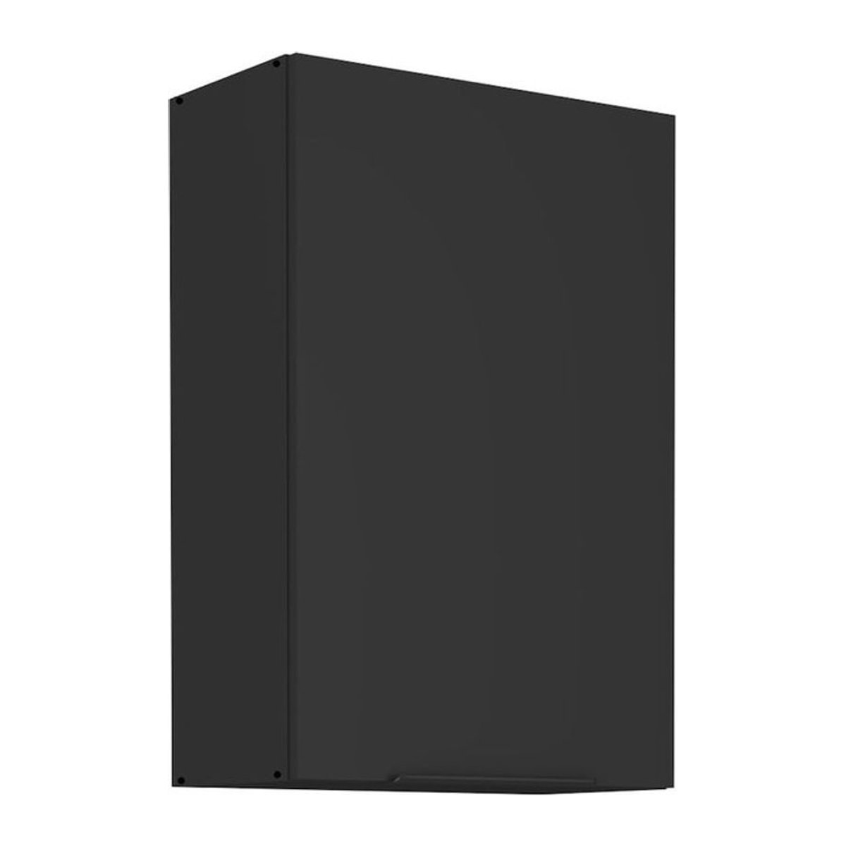 Küchen Hängeschrank SIENA Schwarz Modern mit Drehtüren aus Holzwerkstoff, Breite: 60 cm, Höhe: 90 cm - Bild 1
