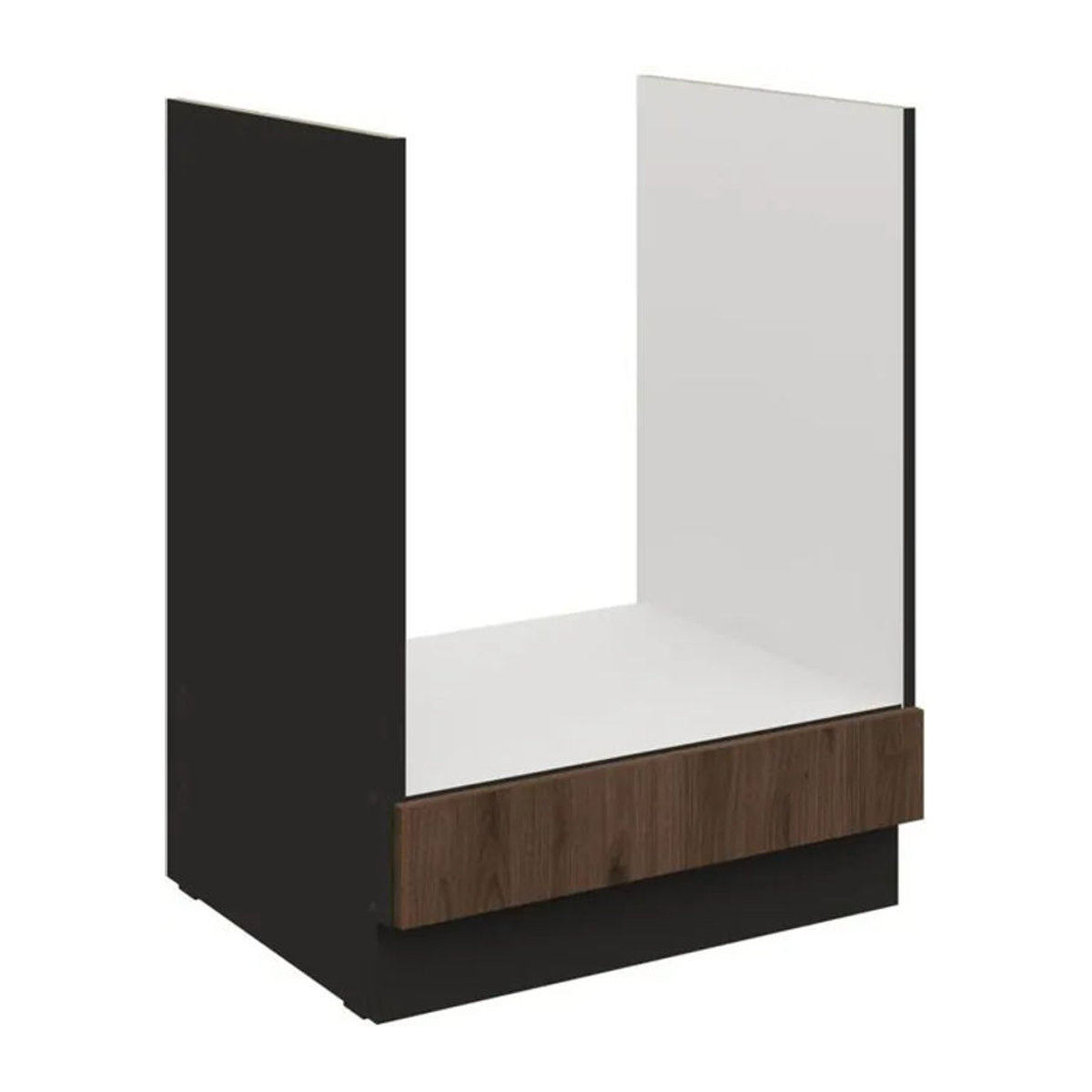 Küchen Herdunterschrank Monza Okapi Nußbaum Breite: 60 cm - Bild 2