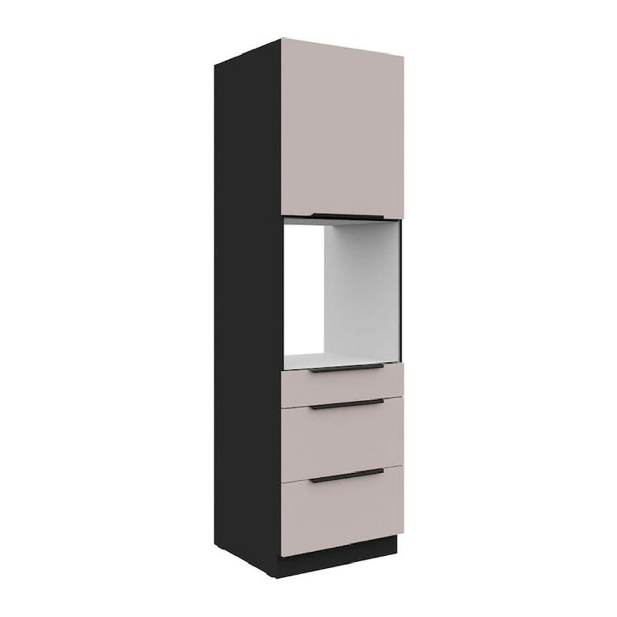Küchen Hochschrank ARONA Vorratsschrank Modern Kaschmir Beige Breite: 60 cm - Bild 1