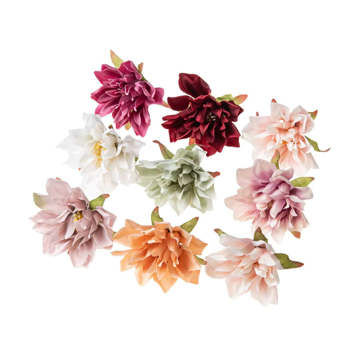 Künstliche Chrysanthemen aus Seide in Mehrfarbig für deine DIY Dekoration, Hochzeit und Garten, 10 Stück - Bild 6
