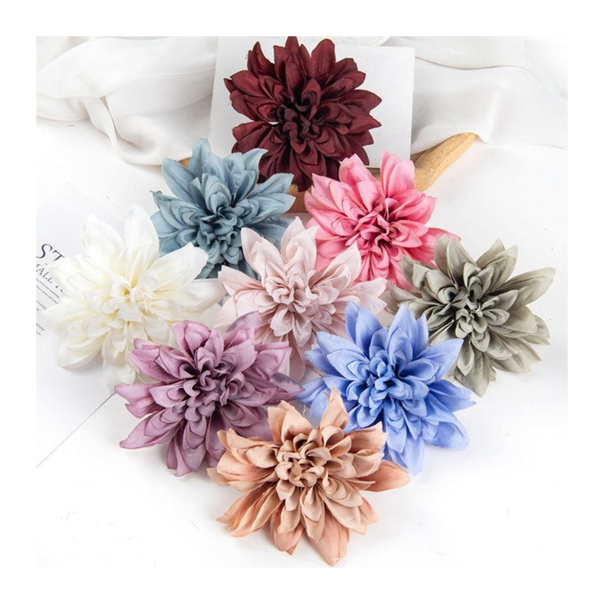 Künstliche Gerbera aus Seide in Mehrfarbig für Hochzeiten und DIY-Dekorationen - Bild 1