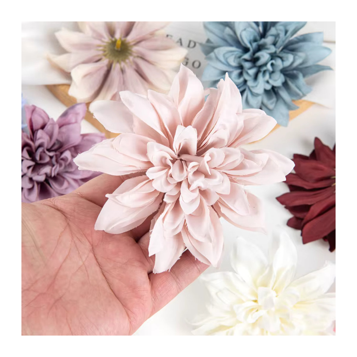 Künstliche Gerbera aus Seide in Mehrfarbig für Hochzeiten und DIY-Dekorationen - Bild 3