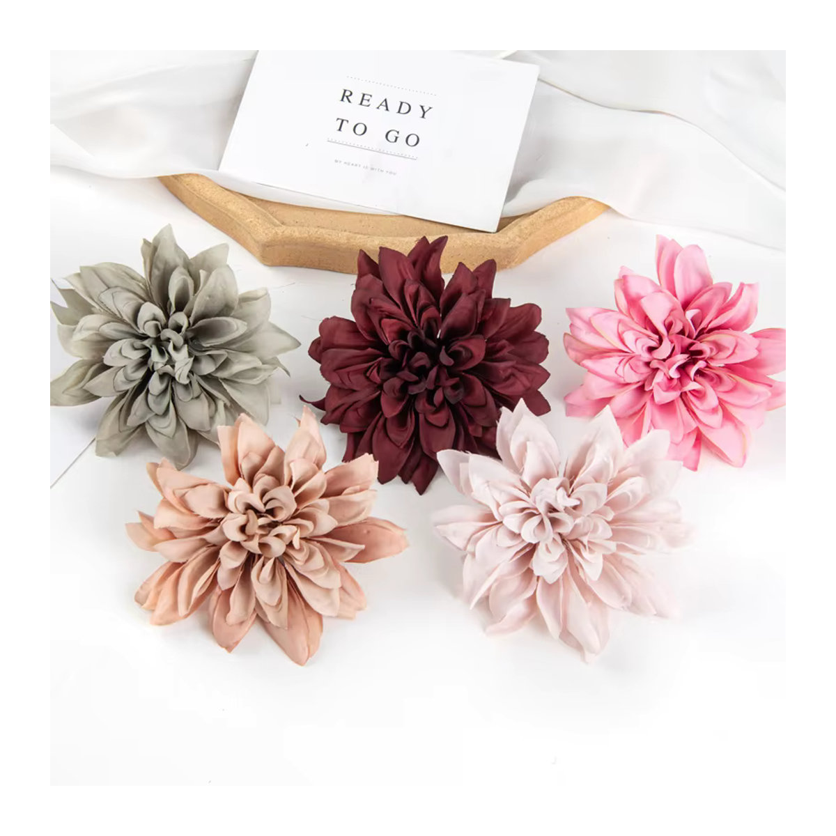 Künstliche Gerbera aus Seide in Mehrfarbig für Hochzeiten und DIY-Dekorationen - Bild 6