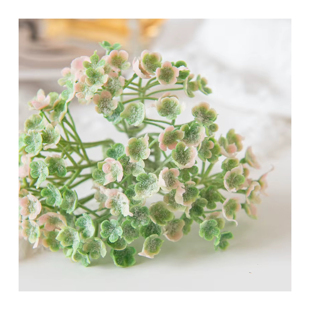 Künstliche Gypsophila Pflanze von smr in Grün und Mehrfarbig für Dekoration, Hochzeit und DIY-Projekte - Bild 4