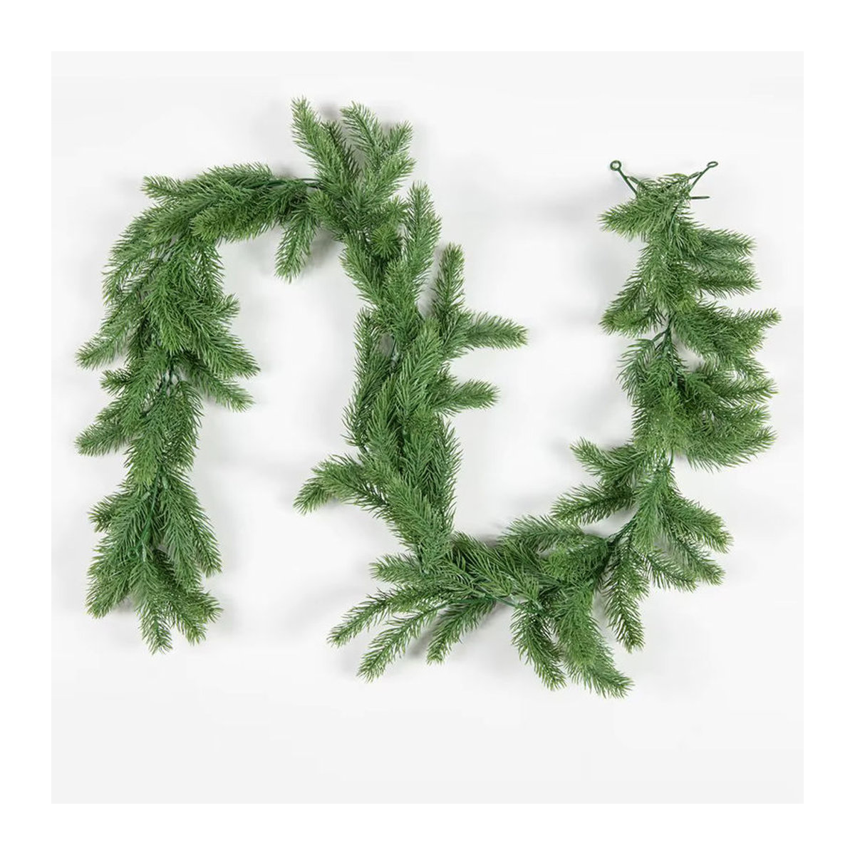 Künstliche Kiefernnadel-Rebe von smr in Grün zur Dekoration für Weihnachten, Hochzeit und Garten - Bild 3