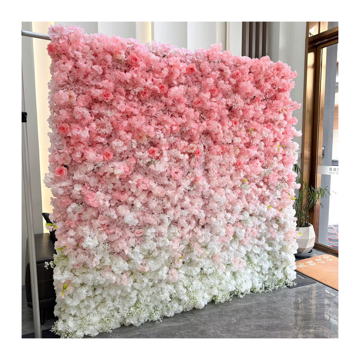 Künstliche Kirschblüten Wanddekoration in Rosa für Hochzeiten und Foto-Hintergründe - Bild 3