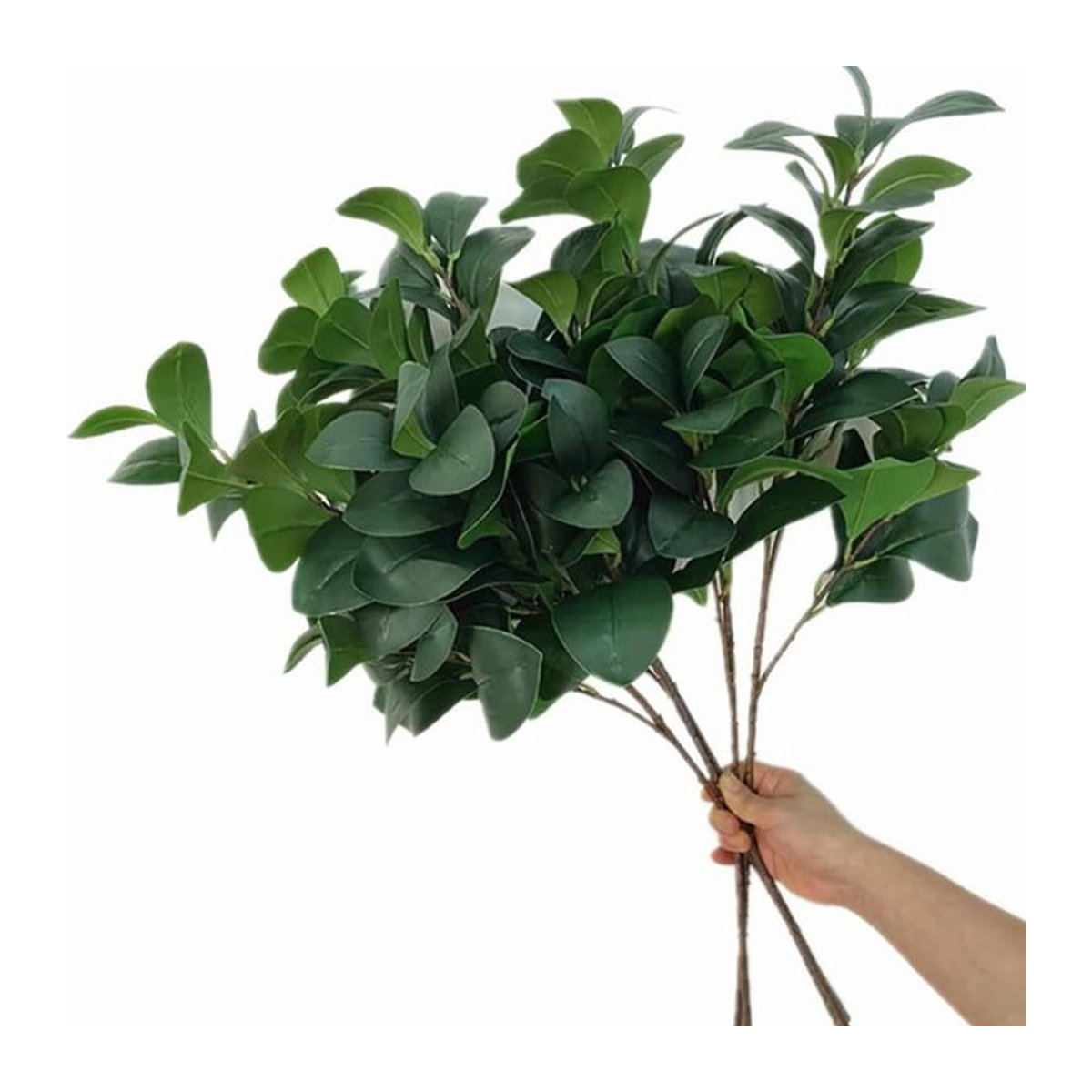 Künstliche Magnolien Blumen in Grün als dekorativer Blumenstrauß für Hochzeit und Heimdekoration von smr - Bild 1