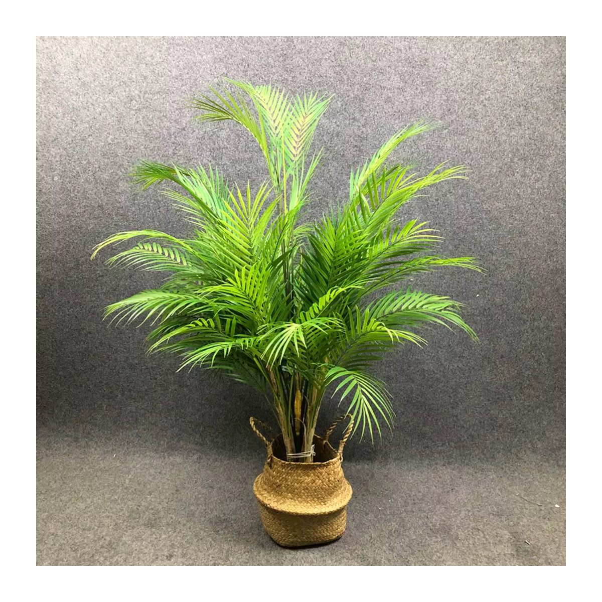 Künstliche Palme Kmitang in Grün, tropische Monstera-Pflanze aus Kunststoff für Haus und Garten, Höhe: 125 cm - Bild 4