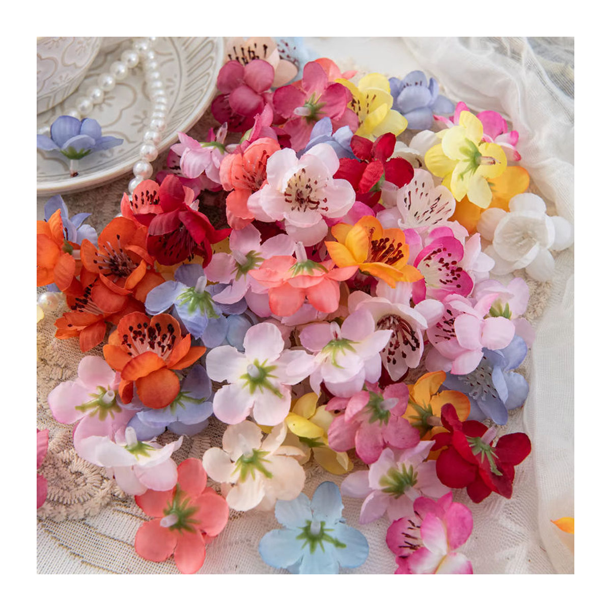 Künstliche Pfirsichblüten von smr in Mehrfarbig für Hochzeit, DIY-Dekoration und Tischschmuck - Bild 3