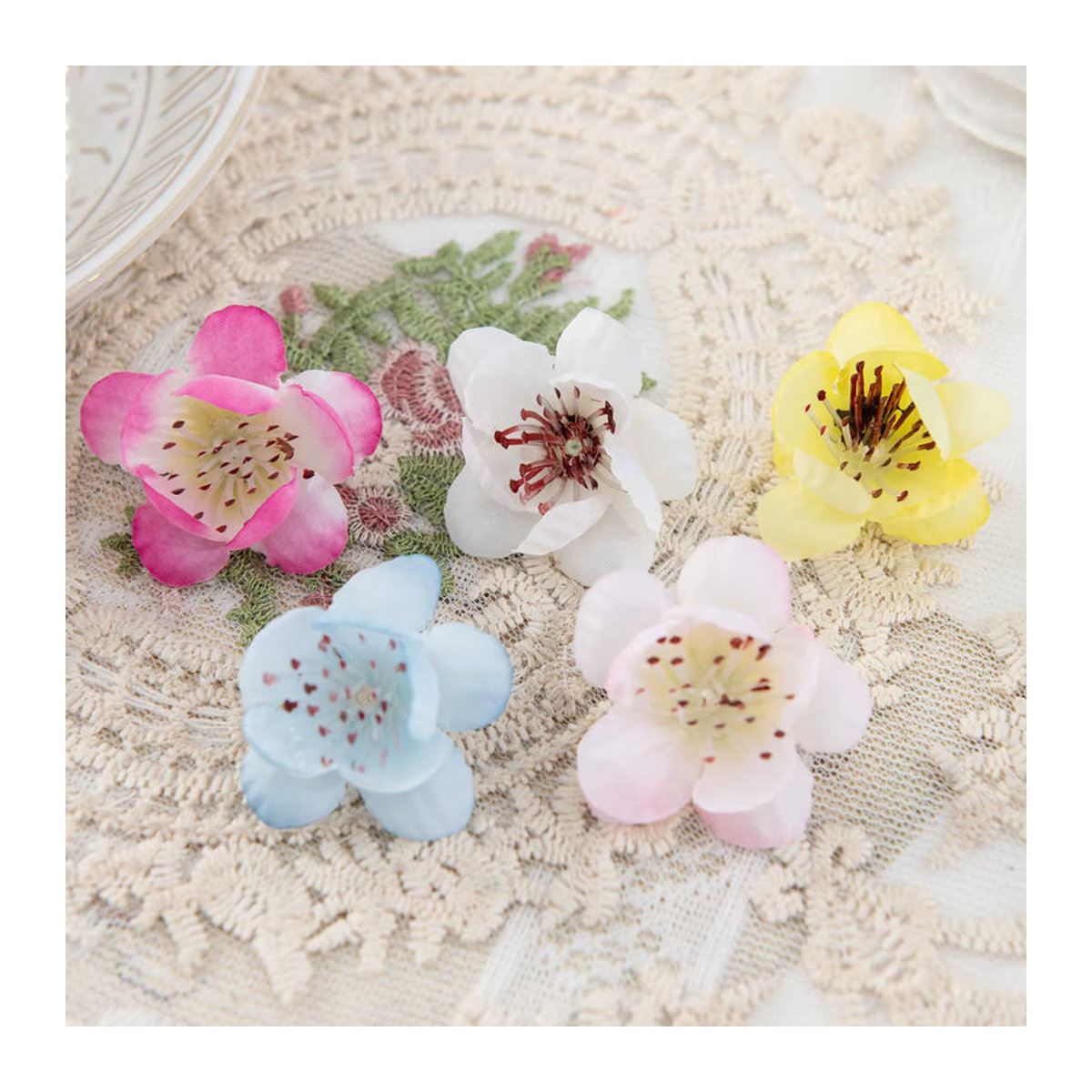 Künstliche Pfirsichblüten von smr in Mehrfarbig für Hochzeit, DIY-Dekoration und Tischschmuck - Bild 6