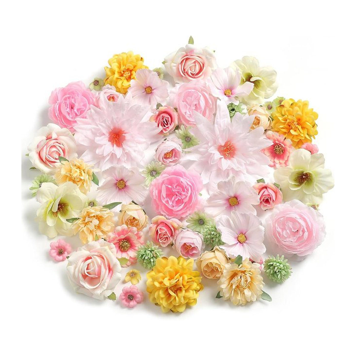 Künstliche Rosen aus Seide in Rosa und Mehrfarbig für deine Hochzeits- und Heimdekoration - Bild 1