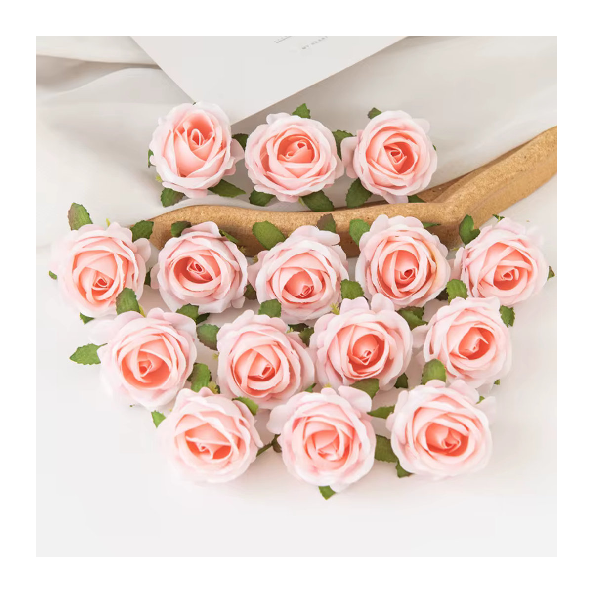 Künstliche Rosen aus Textil für deine DIY-Dekoration, mehrfarbige Seidenblumen für Hochzeiten, Garten und Festlichkeiten - Bild 6