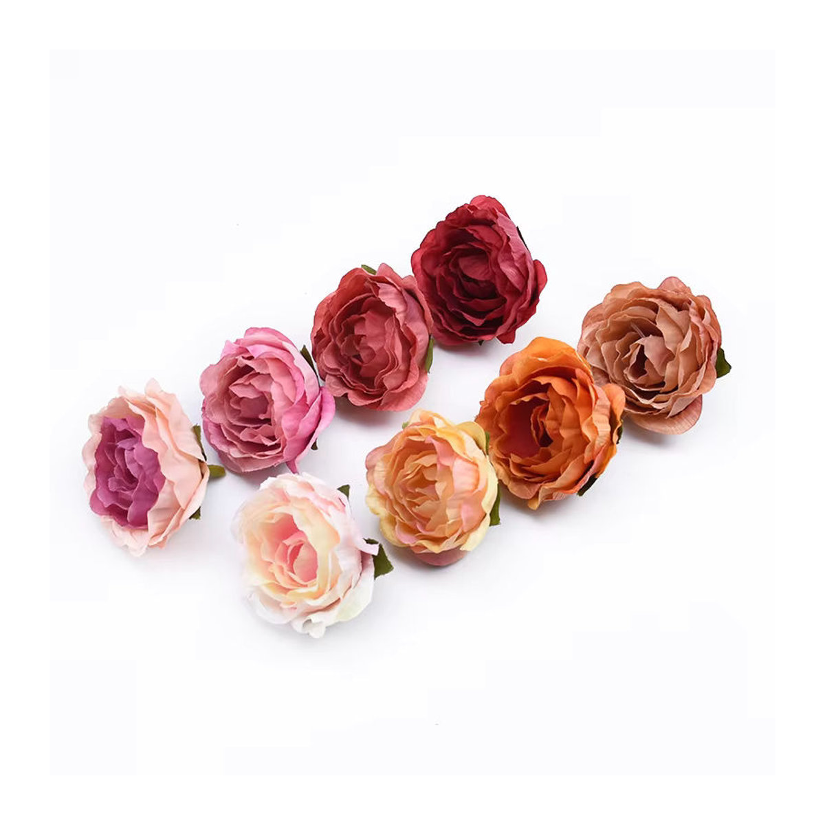 Künstliche Rosen und Pfingstrosen aus Textil für Hochzeiten und Dekorationen, mehrfarbig, 40 Stück - Bild 3