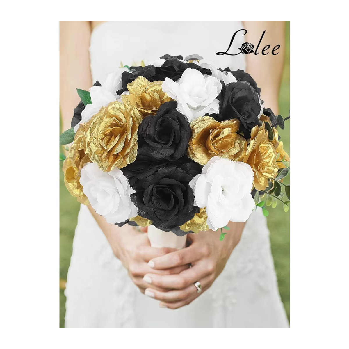Künstliche Rosenblütenköpfe aus Textil in Lila und Mehrfarbig für Blumensträuße und Dekoration - Bild 4