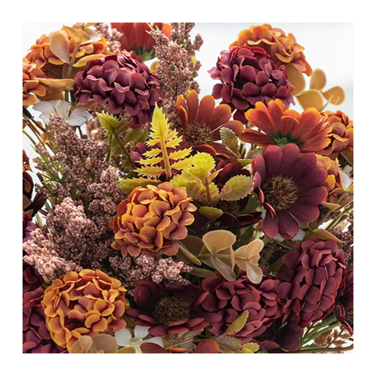 Künstliche Seiden-Gänseblümchen-Blumensträuße von smr in Lila, Rosa und Mehrfarbig zur Dekoration für Hochzeit und DIY-Projekte - Bild 1