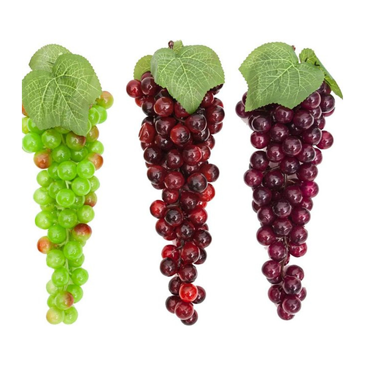 Künstliche Trauben von CYZIWEIN aus Kunststoff in Mehrfarbig als dekorative Obst-Requisiten für deine Küche und dein Zuhause - Bild 1