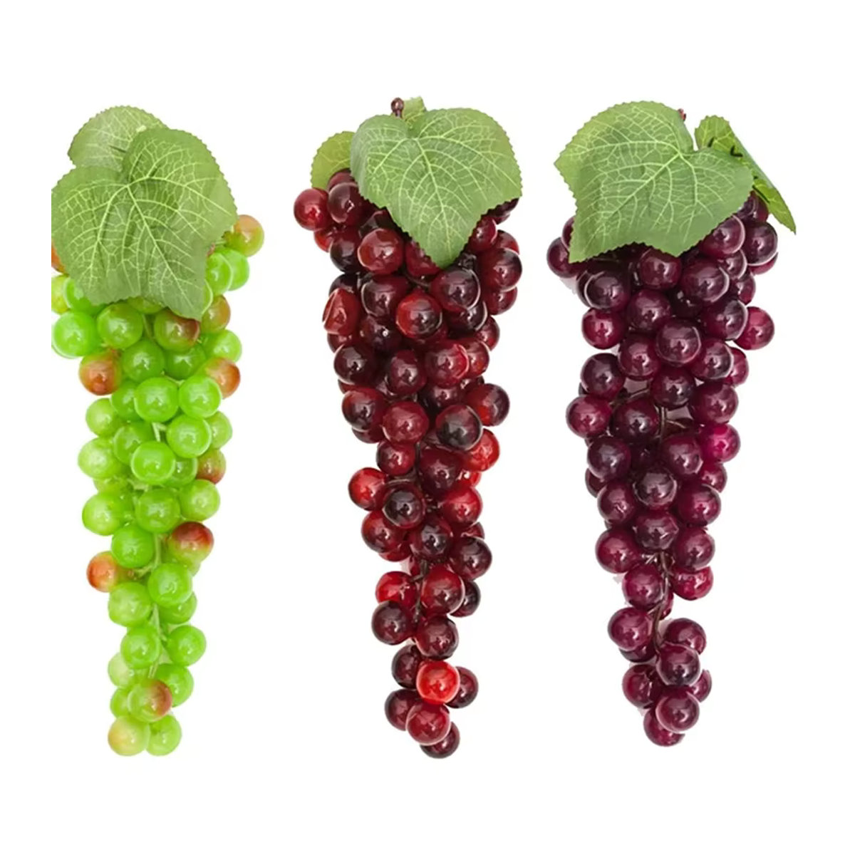 Künstliche Trauben von CYZIWEIN aus Kunststoff in Mehrfarbig als dekorative Obst-Requisiten für deine Küche und dein Zuhause - Bild 4