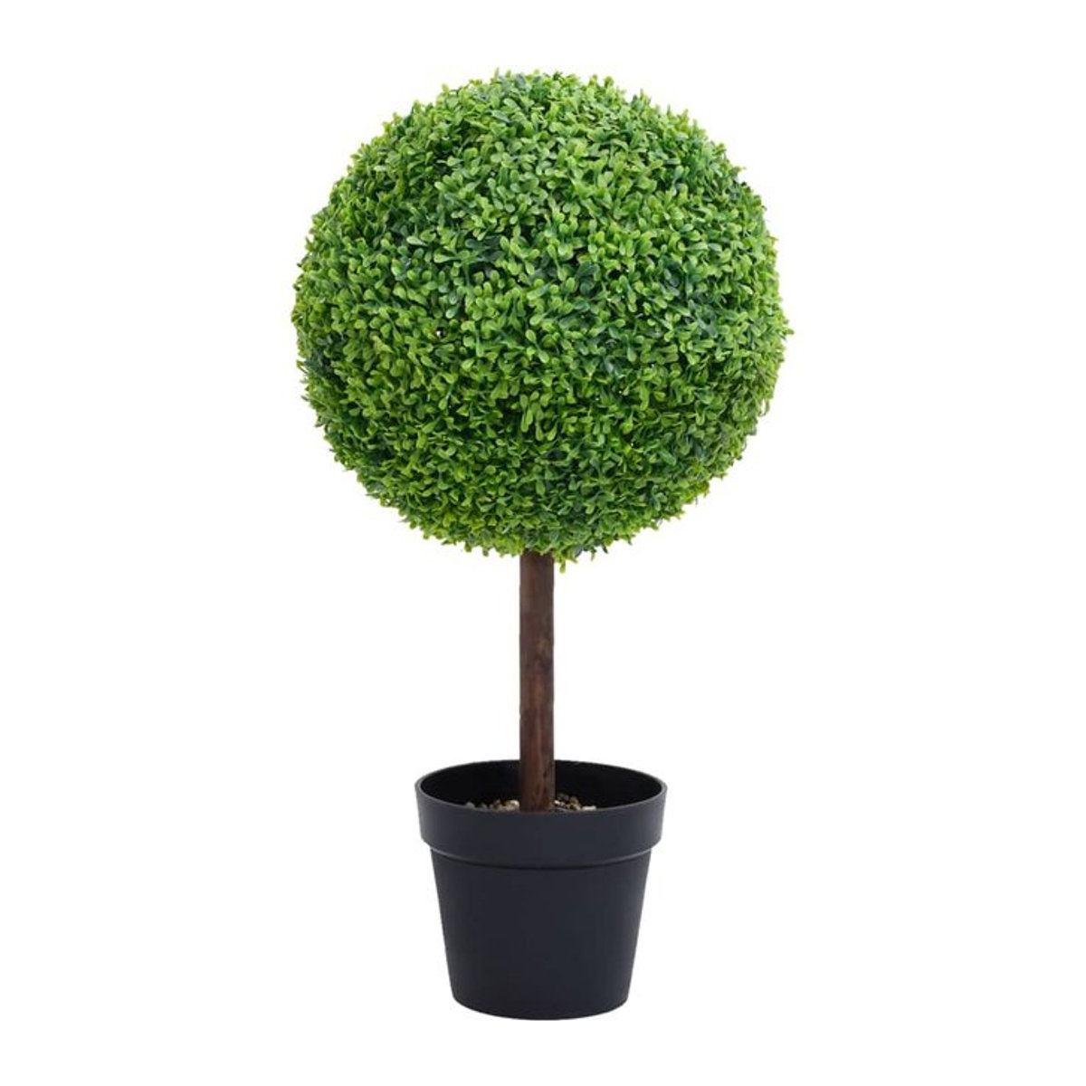 Künstlicher Buchsbaum in Kugelform von vidaxl, Grün, Höhe: 50 cm - Bild 1