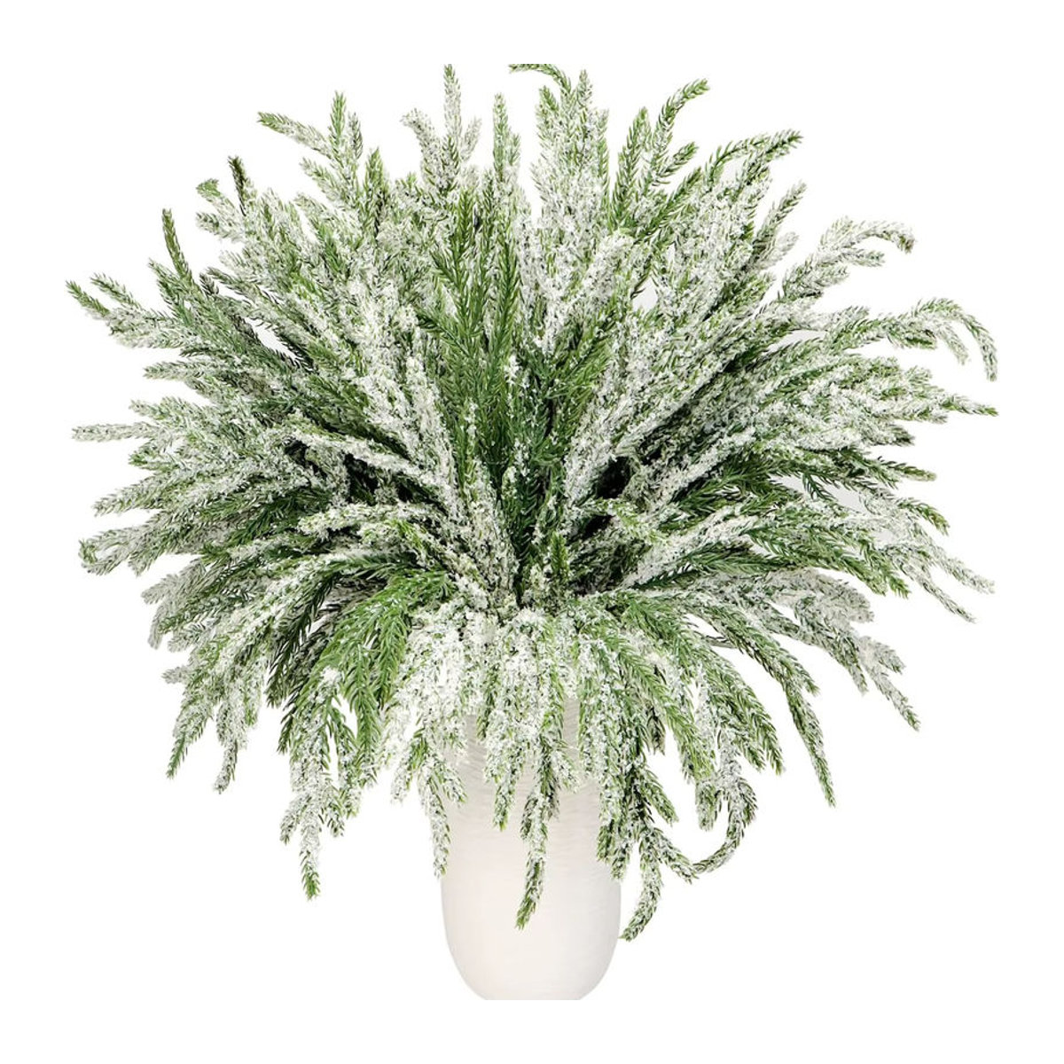 Künstlicher Kiefern-Kranz in Grün aus Kunststoff für Weihnachtsdekoration, Hochzeiten und Garten-Deko - Bild 3