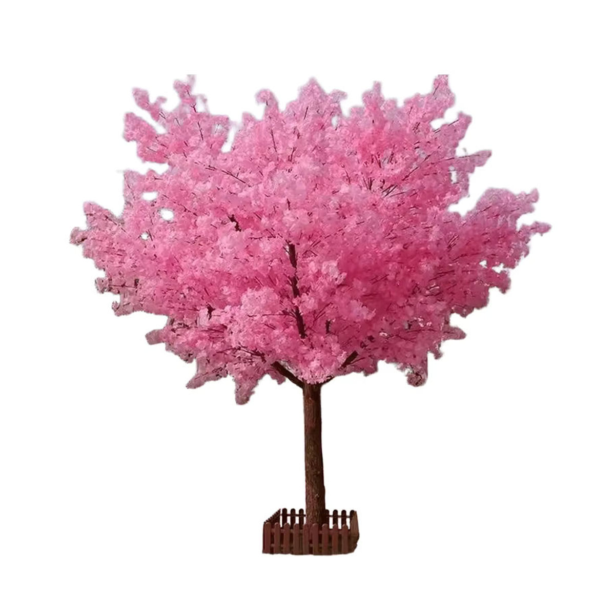 Künstlicher Kirschblütenbaum in Rosa als florale Dekoration für Hochzeit, Garten und Innenräume, Höhe: 60 cm - Bild 6