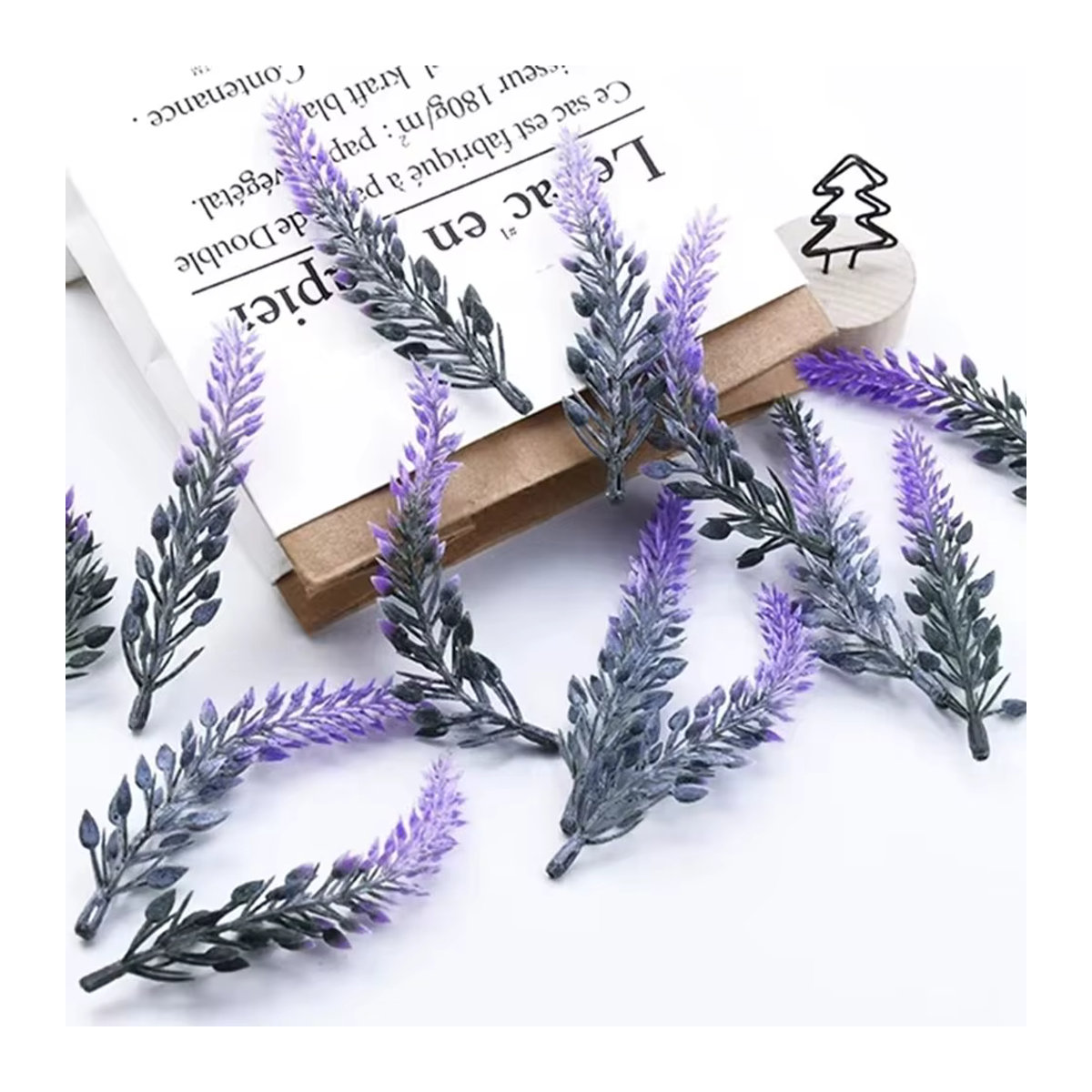 Künstlicher Lavendel von XIAOYINMO in Lila als Dekoration für Hochzeiten und DIY-Projekte - Bild 2