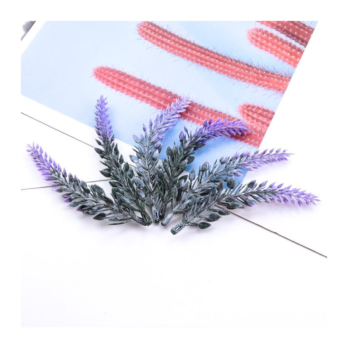 Künstlicher Lavendel von XIAOYINMO in Lila als Dekoration für Hochzeiten und DIY-Projekte - Bild 1