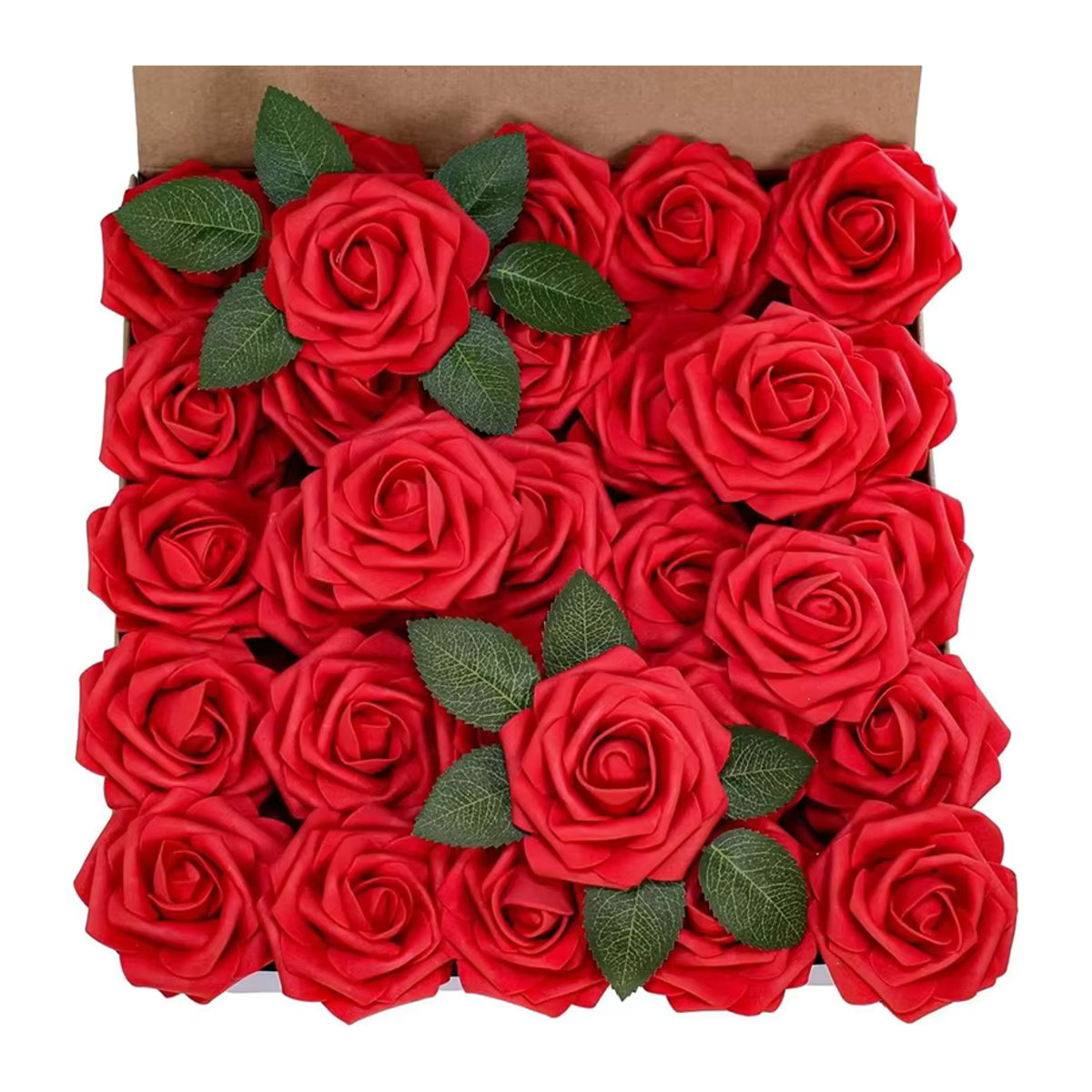 Künstlicher Rosenstrauß aus PE-Schaum in Blau oder Rot für Hochzeiten und Garten-Dekoration - Bild 2