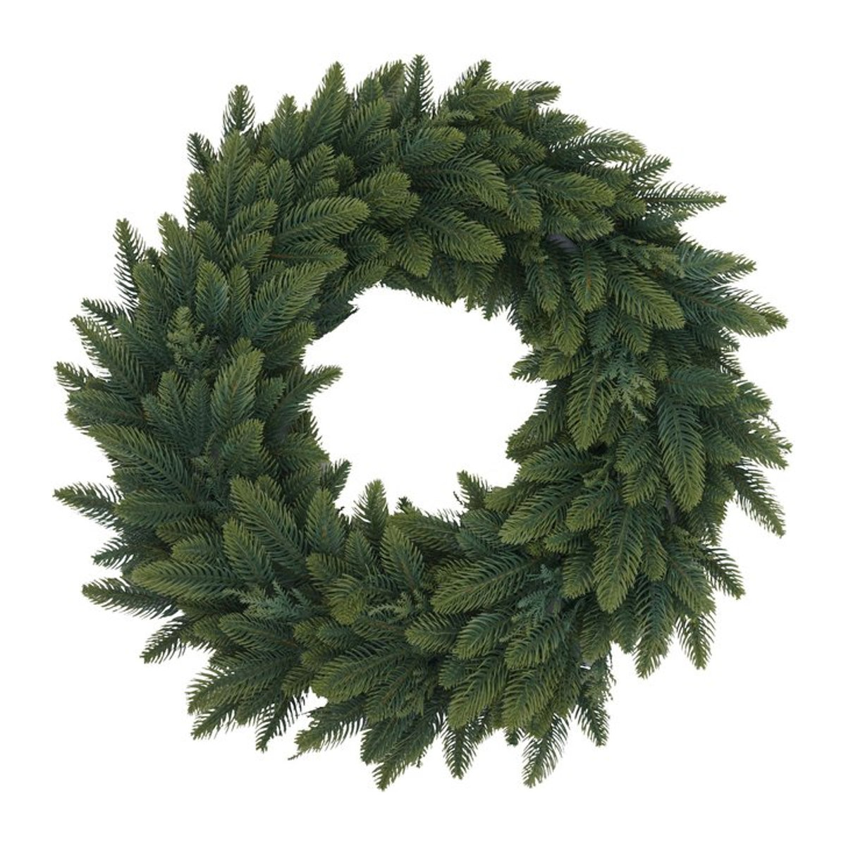 Künstlicher Tannen-Kranz MCW-O98 in Grün für Weihnachten und Advent, Durchmesser: 45 cm - Bild 1