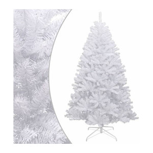 Künstlicher Weihnachtsbaum von vidaxl, beschneit in Weiß, klappbar, Höhe: 120 cm