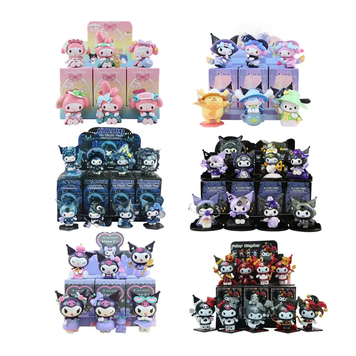 Kuromi Anime Figur Werwolf Magie Festival Serie Blind Box Sammelmodell aus Kunststoff in Mehrfarbig - Bild 4