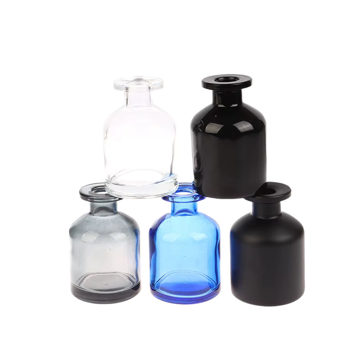 KuZHEN Leere Glasflasche für ätherische Öle und Aromatherapie, Schwarz, 100 ml - Bild 2
