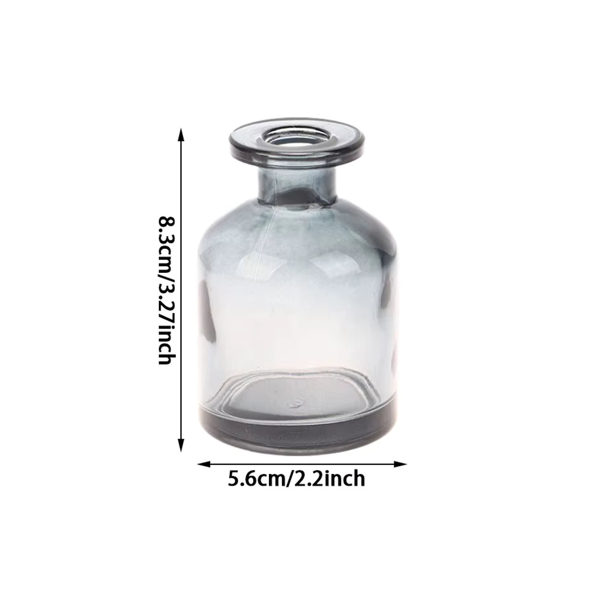 KuZHEN Leere Glasflasche für ätherische Öle und Aromatherapie, Schwarz, 100 ml - Bild 4