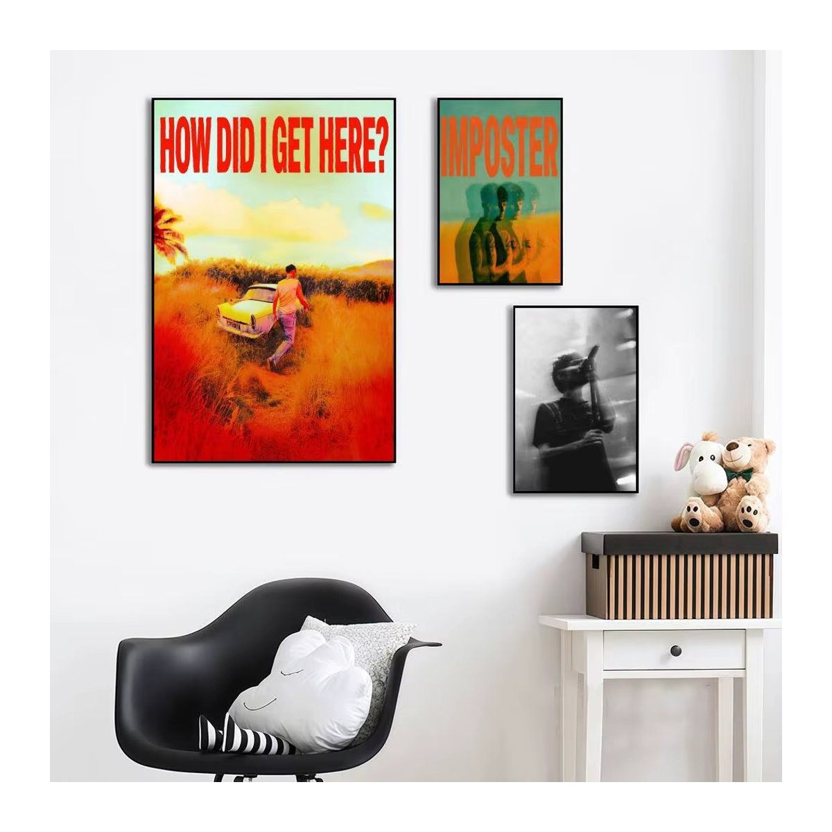 L-Louis T-Tomlinson How Did I Get Here hochauflösender Poster-Aufkleber, mehrfarbig, rechteckig - Bild 3