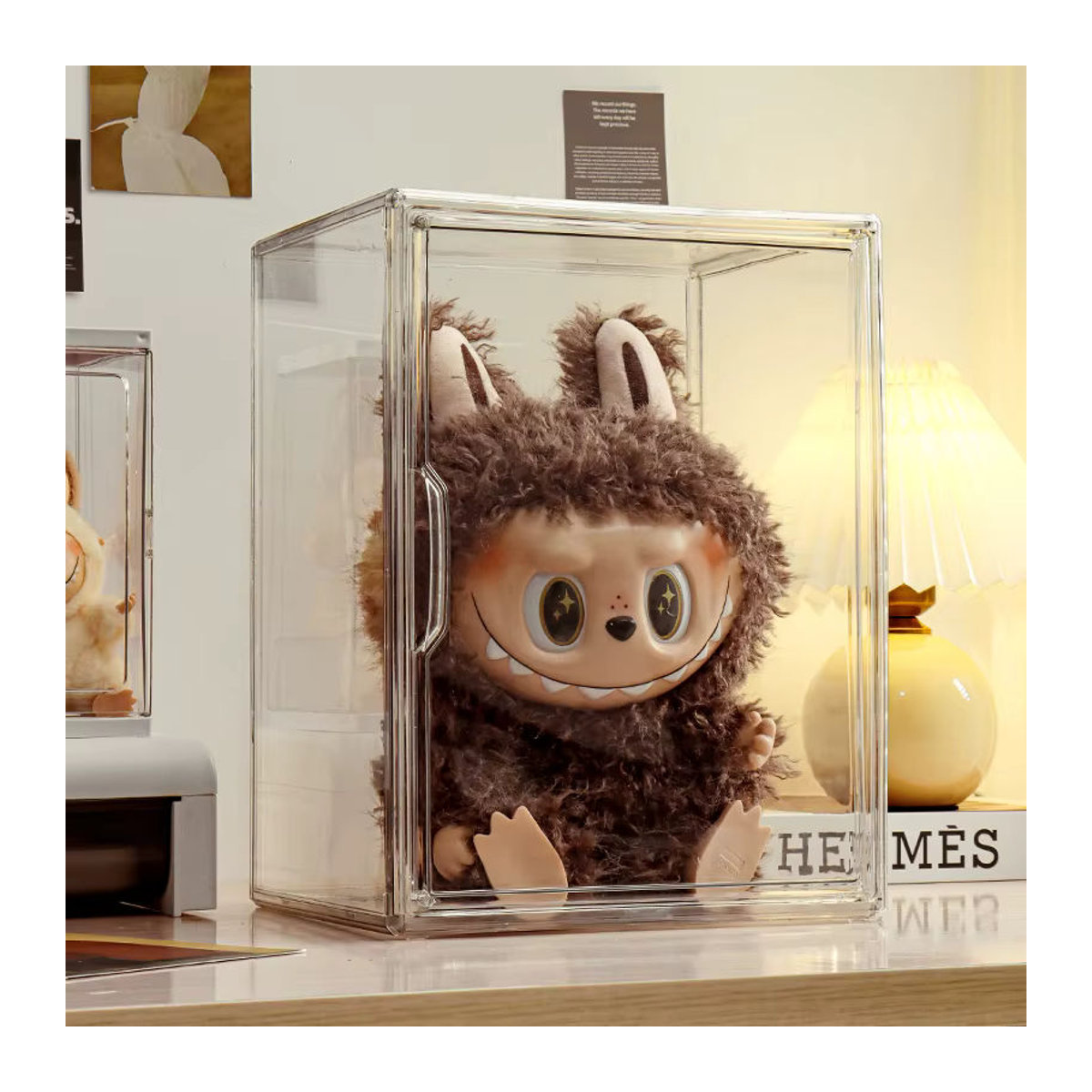 Labubu Display Box Transparent aus Kunststoff für Blind Box Modelle und Vinyl Figuren als rechteckige Vitrine - Bild 2